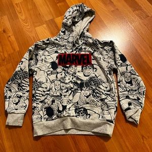Never worn NWOT Marvel character pullover hoodie small